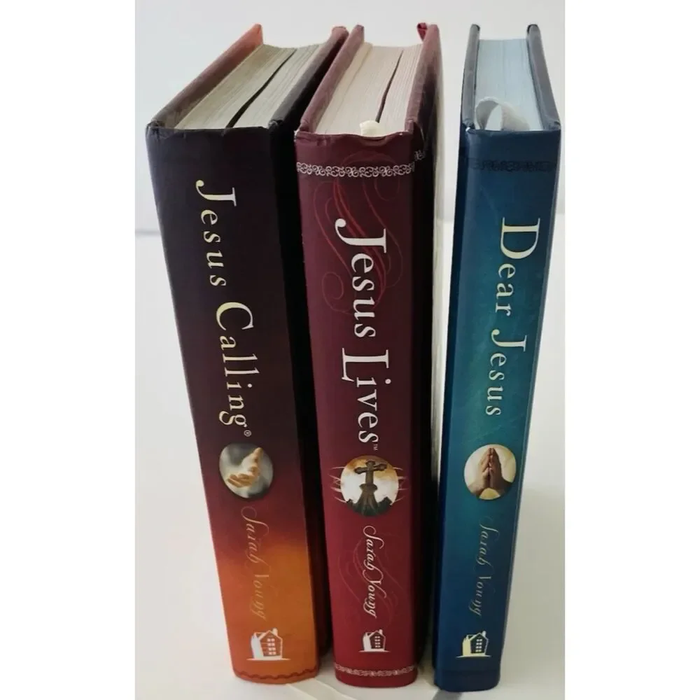 Sarah Young Christian Books - Set Of 3 Jesus Lives/ Dear Jesus/ Jesus Calling